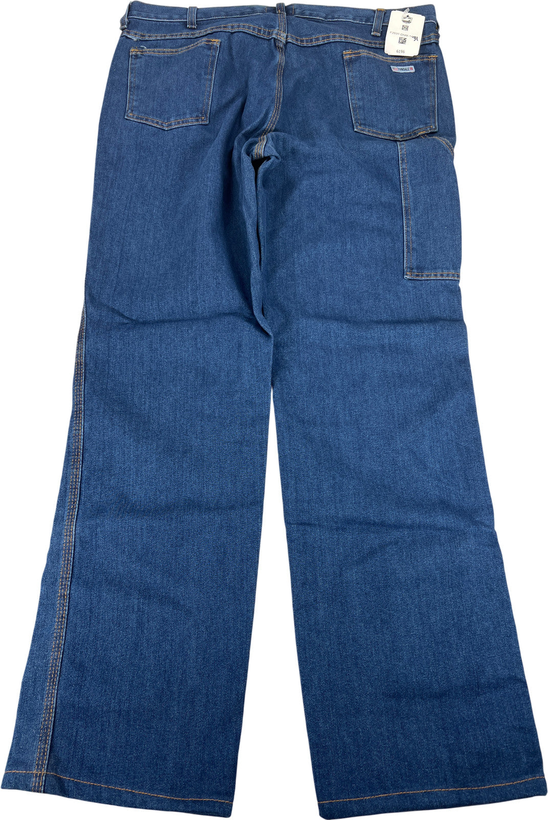 Tyndale Women’s Medium Wash Straight Leg Fire Resistant Jeans - 14