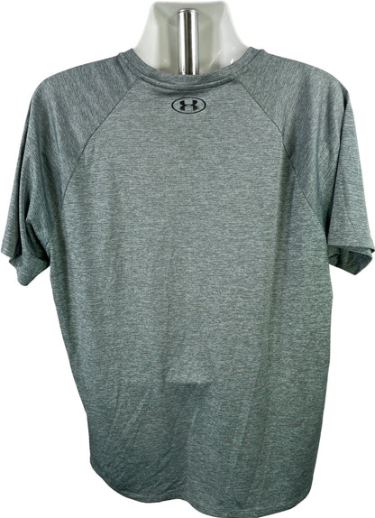 Under Armour Men’s Green Heather Short Sleeve HeatGear Athletic Tech T-Shirt -XL