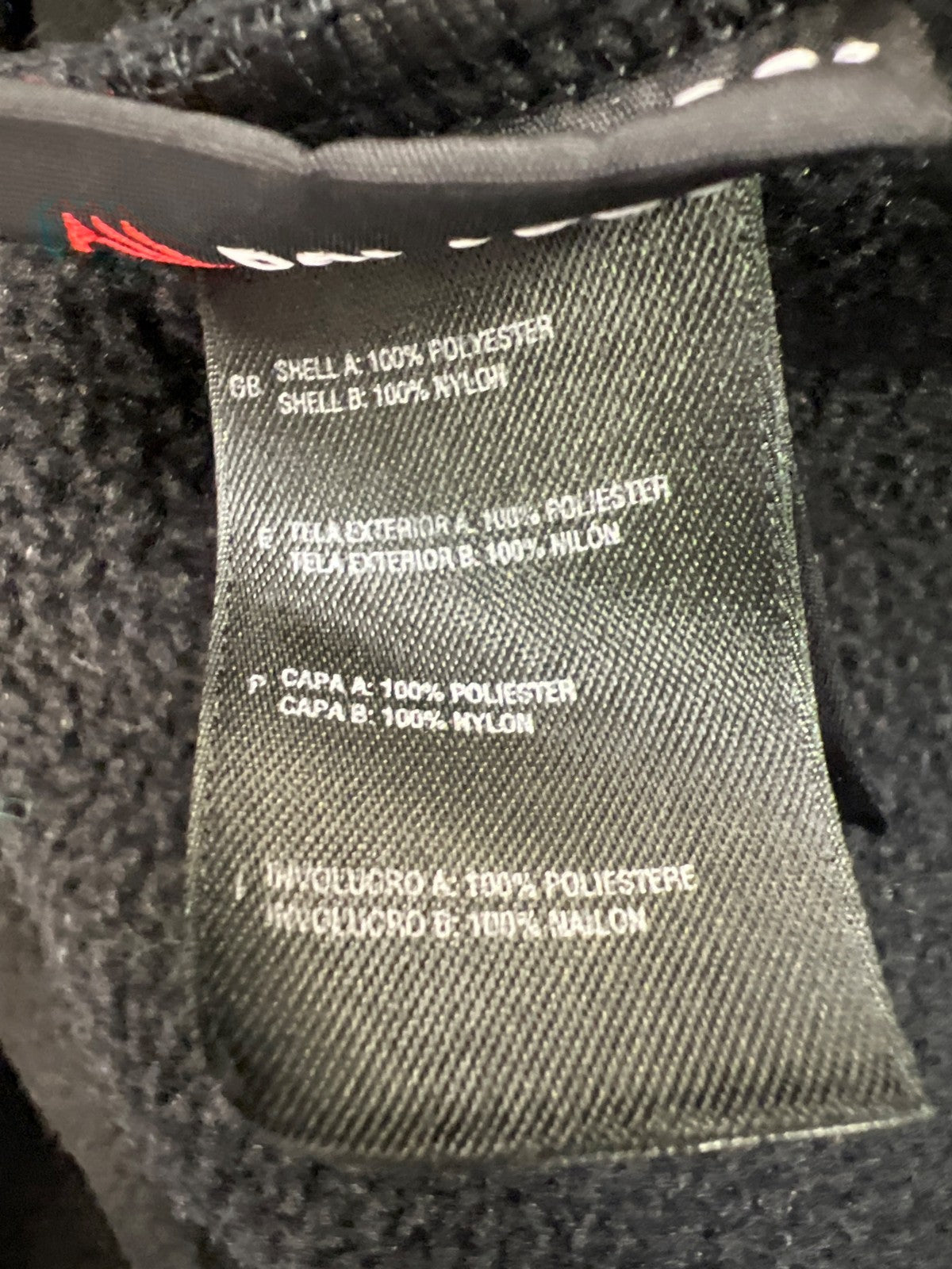 The North Face Men’s Black Denali Fleece Full Zip Jacket - L