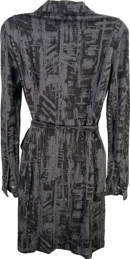 Banana Republic Women’s Gray & Black Wrap Cardigan Top - S