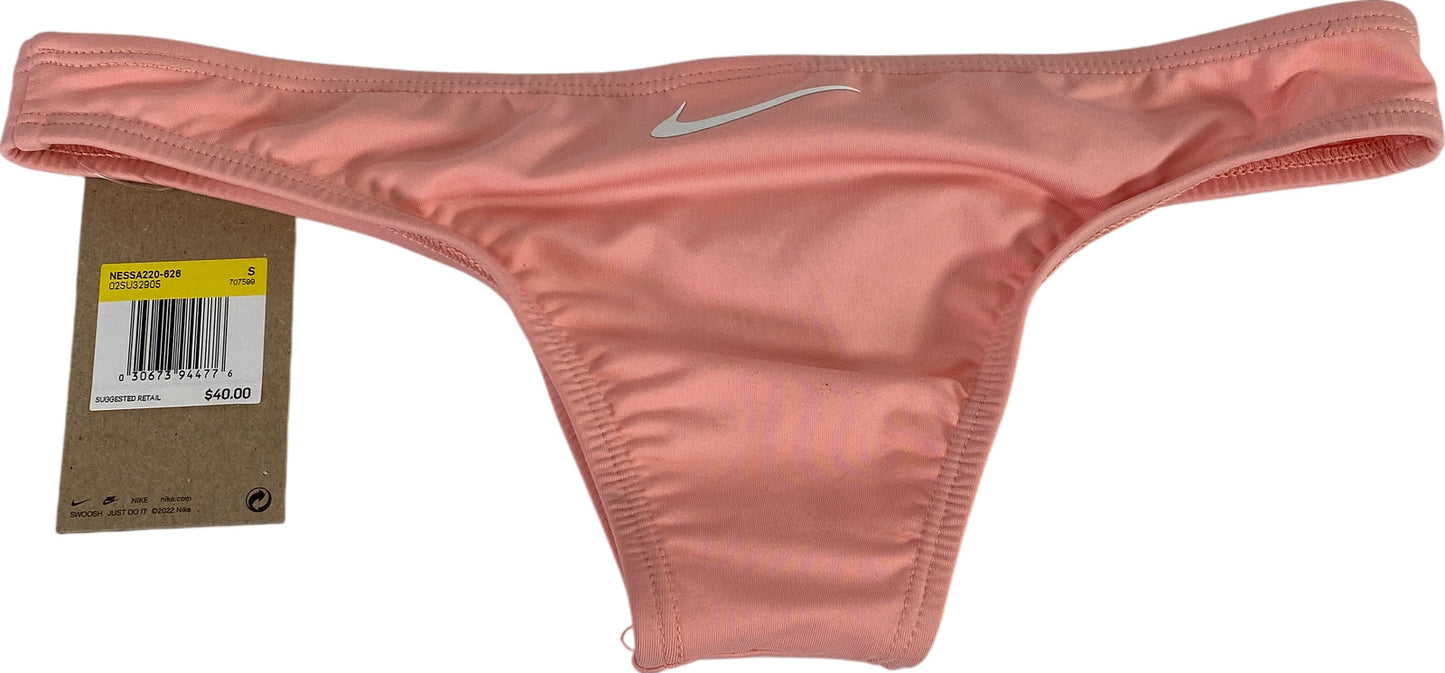 NEW Nike Essential Women’s Pink Cheeky Nessa Swim Bottoms - S