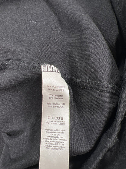 Chico’s Weekend Women’s Black Pull On Casual Leggings - 1/US M