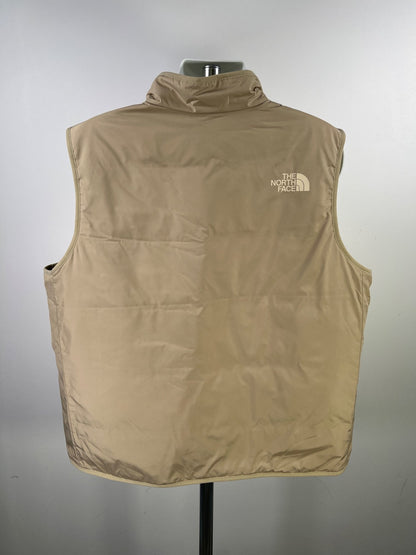 The North Face Men’s Beige Reversible Puffer Vest - XXL