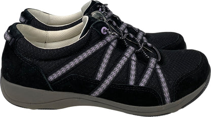 Dansko Women’s Black Suede Harlyn Slip On Walking Shoes - 38/US 8.5
