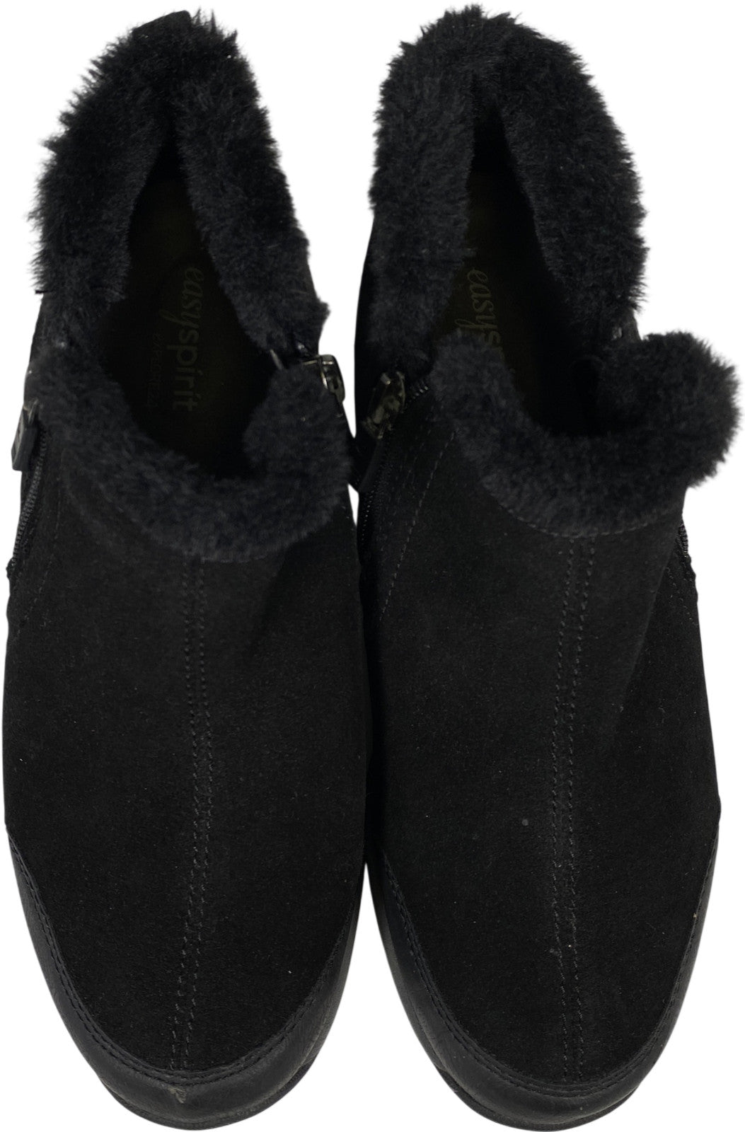 Easy Spirit Women’s Black Pedtra Ankle Zip Winter Booties - 7.5