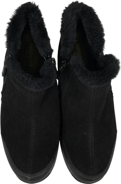 Easy Spirit Women’s Black Pedtra Ankle Zip Winter Booties - 7.5
