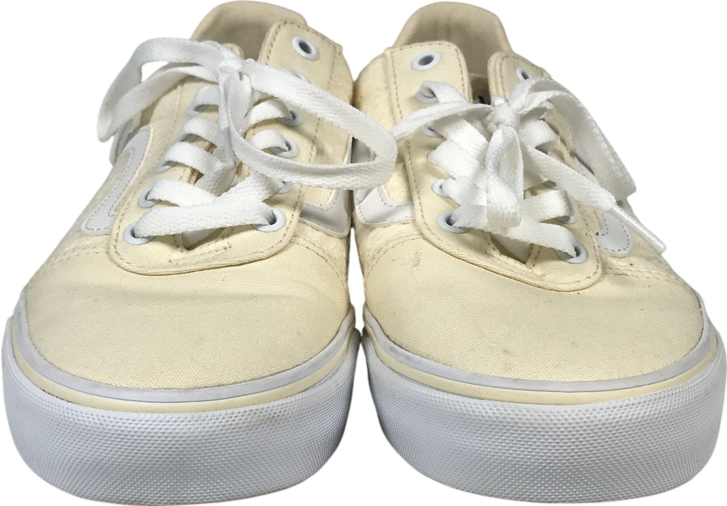 Vans Women’s Light Yellow Canvas Lace Up Sneakers - 9.5