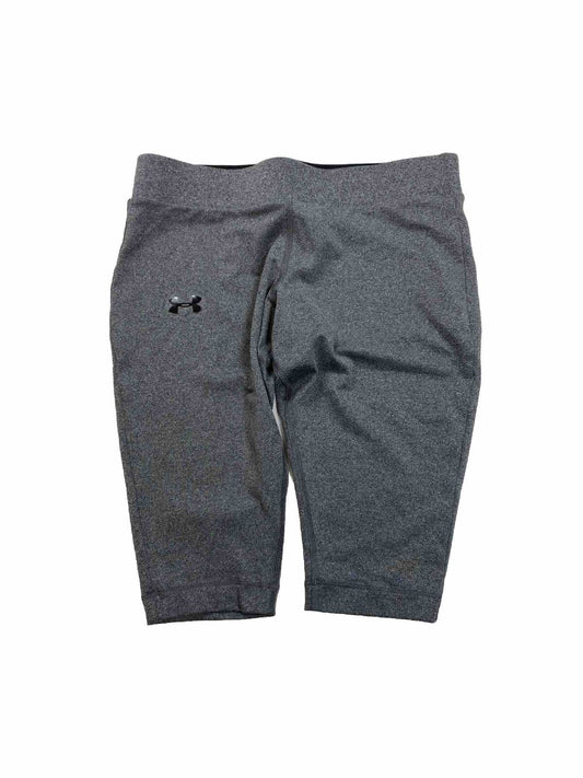 Under Armour Women's Gray Fitted HeatGear Compression Shorts - XS