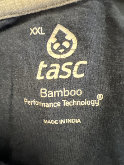 Tasc Men’s Blue Bamboo Performance Tech Long Sleeve Shirt - XXL