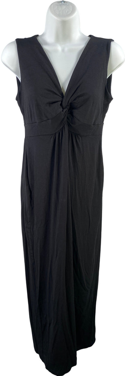 Chico’s Women’s Black Sleeveless V-Neck Maxi Dress - 0/US S