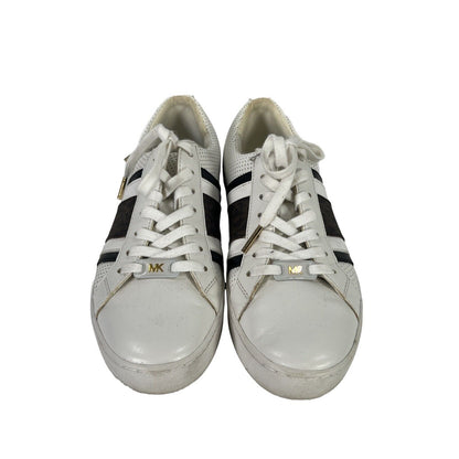 Michael Kors Women's White Lace Up Athletic Sneakers - 7