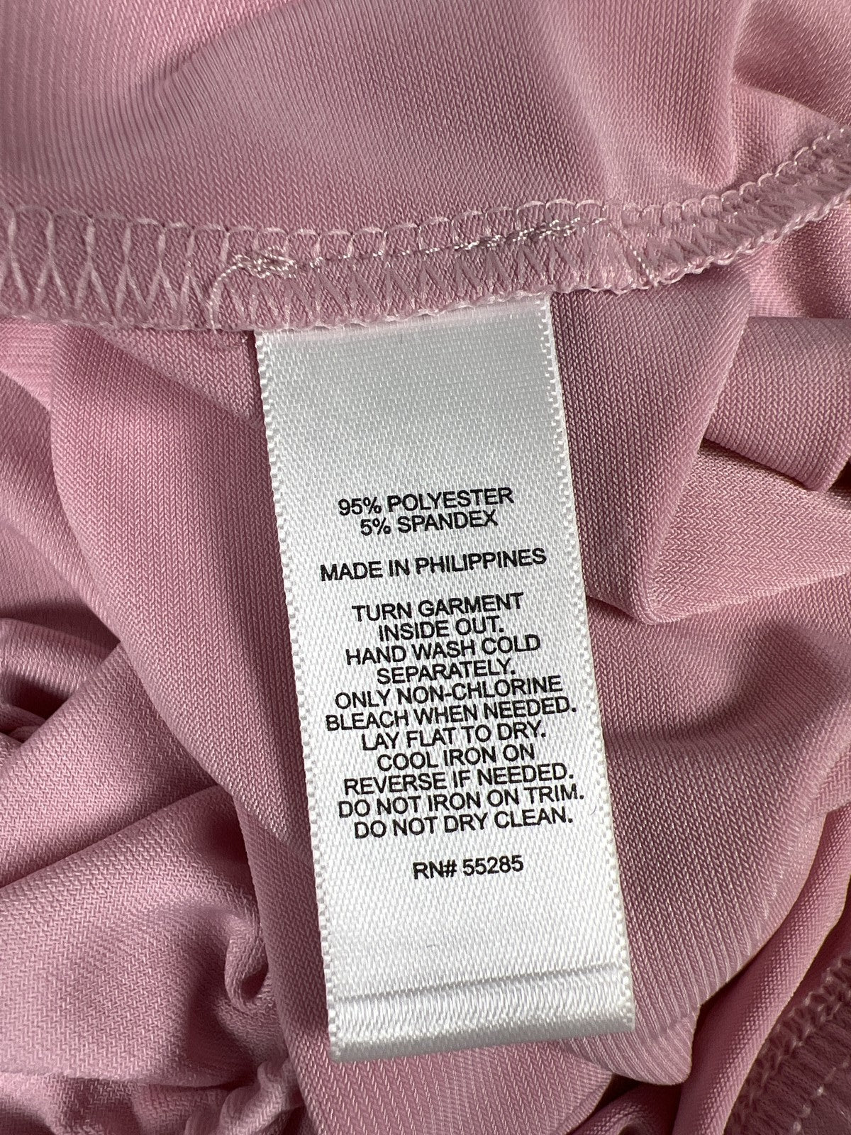 Express Women’s Pink Sleeveless Tie Neck Blouse - M