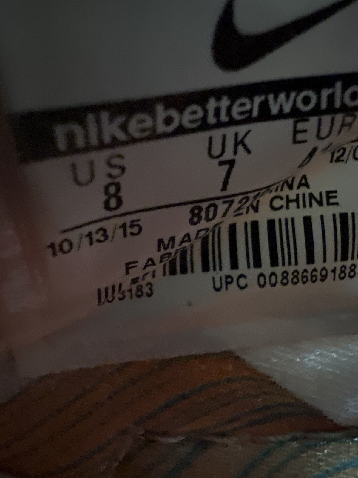 Nike LeBron James Men’s White Easter Lace Up Basketball Shoes - 8