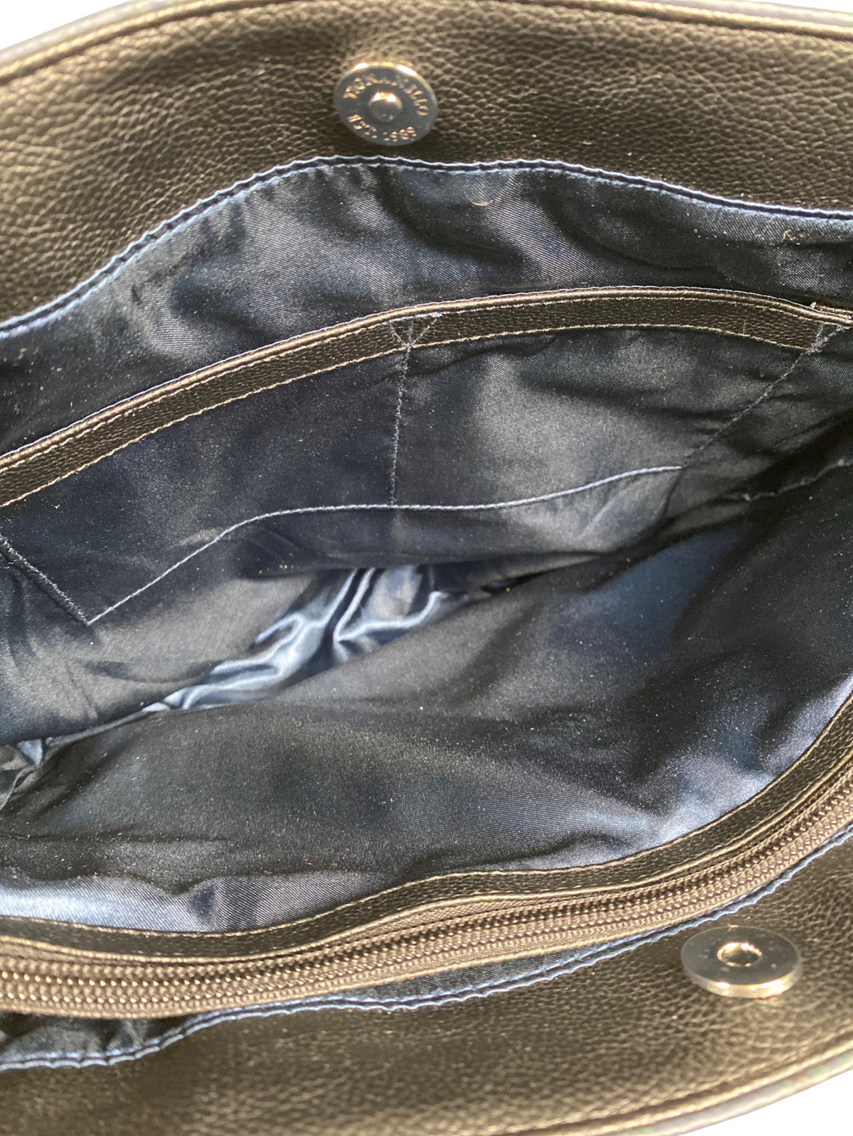 Tignanello Women’s Green/Blue Holiday Plaid Medium Tote Purse