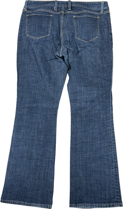 Banana Republic Women’s Dark Wash Urban Boot Cut Denim Jeans - 14