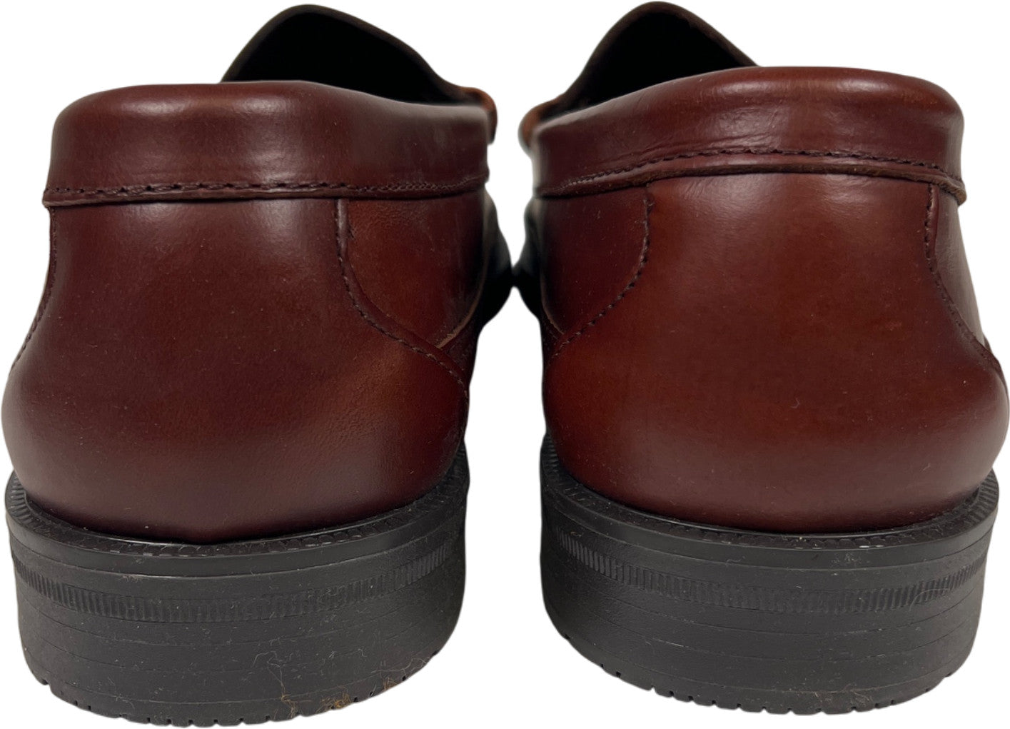 Sebago Men’s Brown Leather Dan Slip On Dress Penny Loafers - 11D