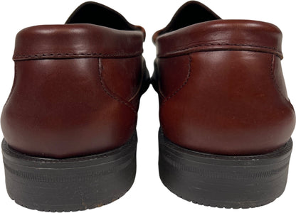 Sebago Men’s Brown Leather Dan Slip On Dress Penny Loafers - 11D