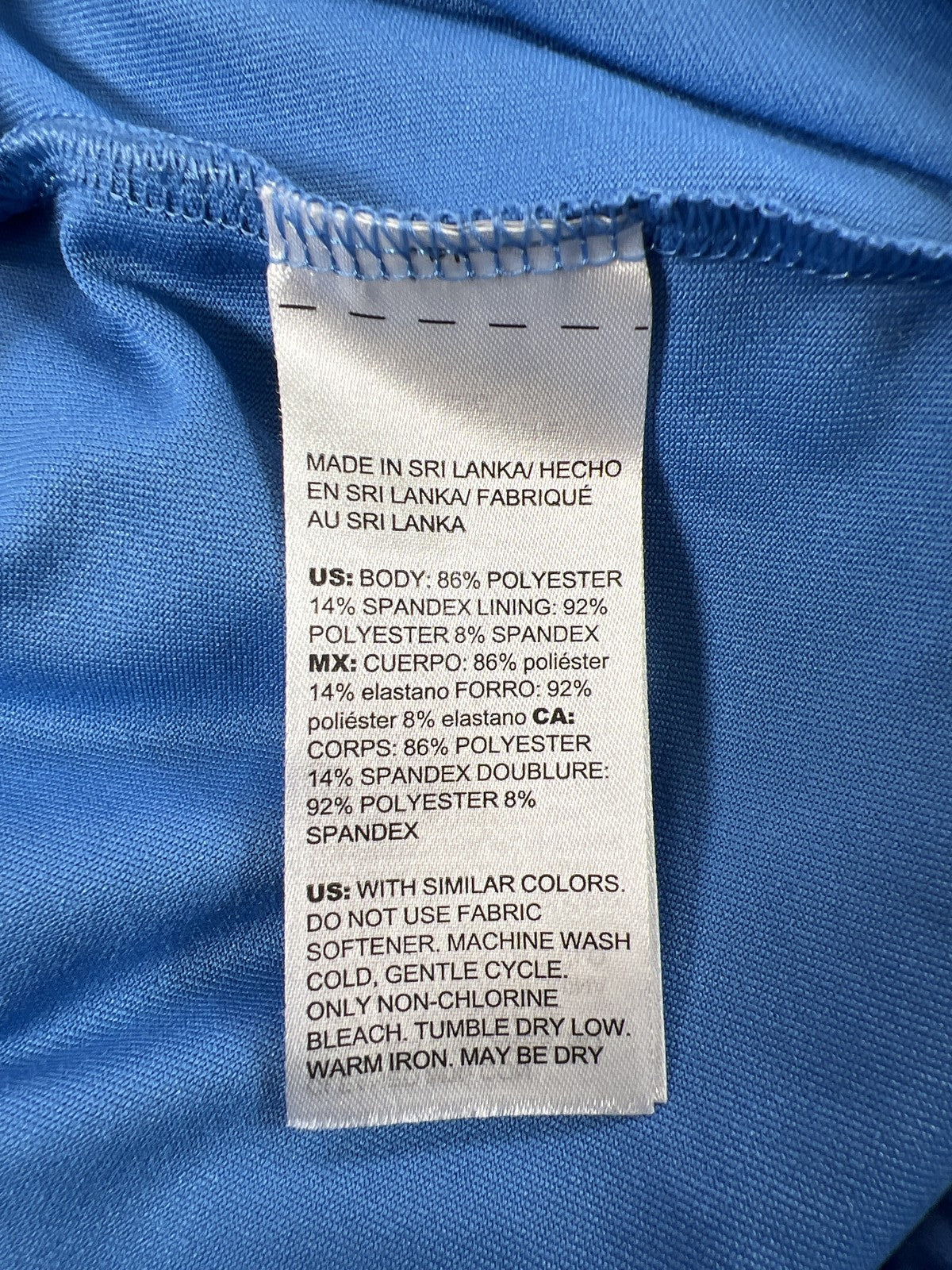 Chico’s Zenergy Women’s Blue Drawstring Lined Athletic Skort - 0/US 4