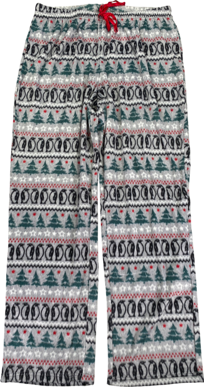 Croft and Barrow Women’s Red Two Piece Holiday Pajama Set - M