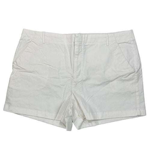 NEW Banana Republic Women's Ivory Authentic Chino Shorts - Petite 18