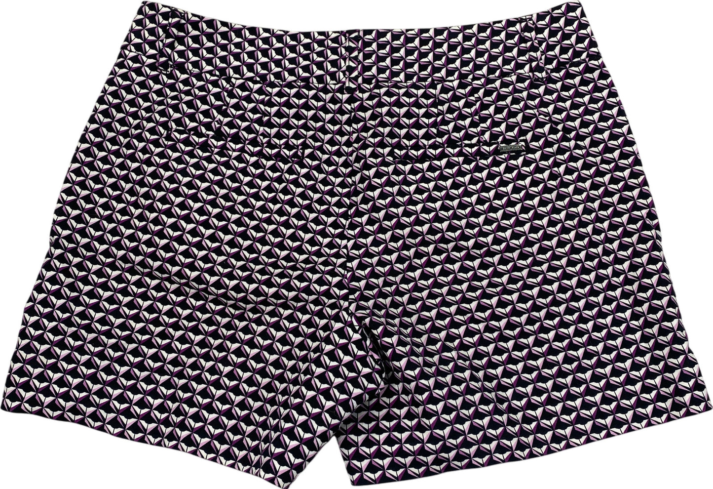 White House Black Market Women’s Black/Purple Shorts - 4