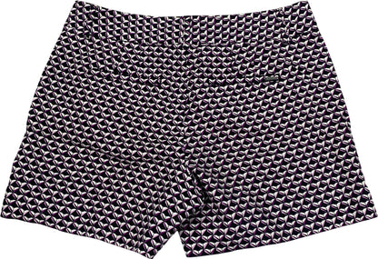 White House Black Market Women’s Black/Purple Shorts - 4