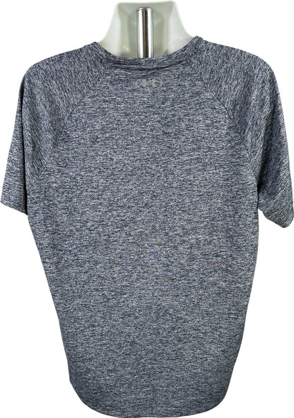 Under Armour Men’s Blue Heather Short Sleeve HeatGear Athletic Tech T-Shirt - XL