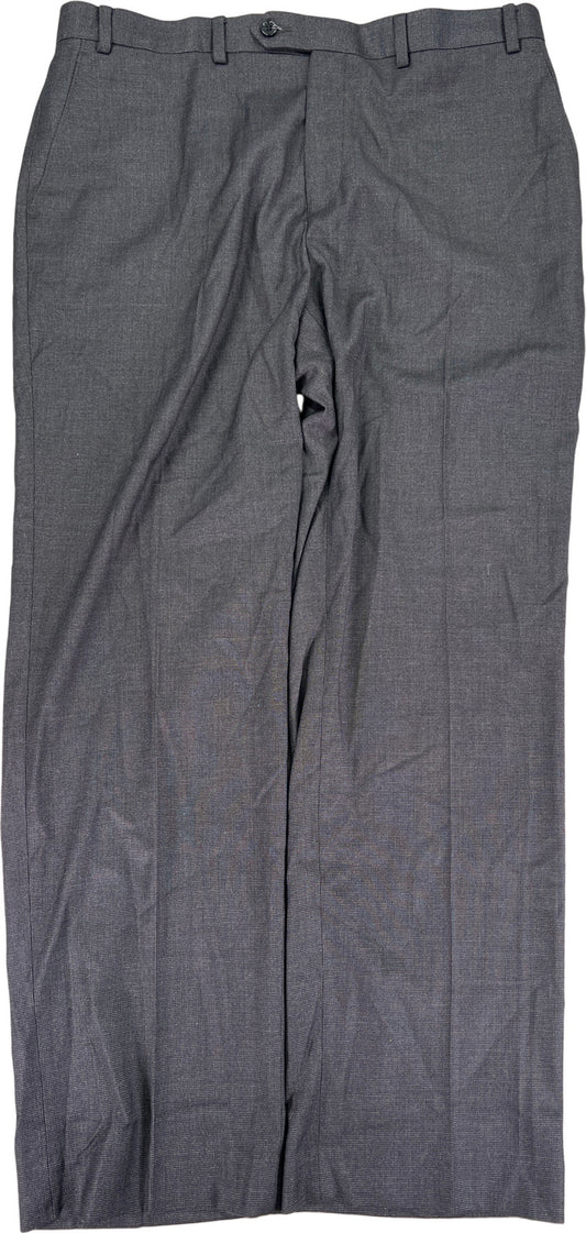 Michael Kors Men’s Black/Gray Flat Front Dress Pants - 36x30