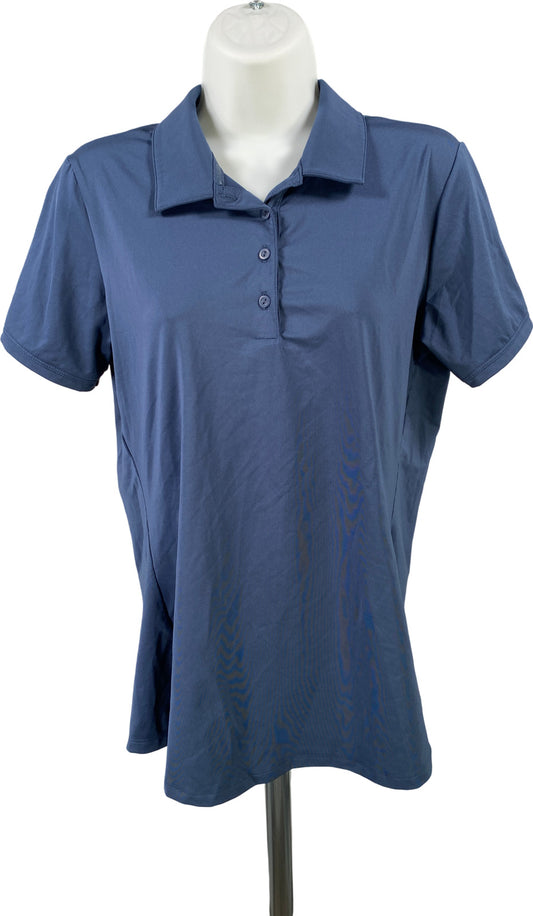 Adidas Women’s Blue Short Sleeve Athletic Polo Shirt - M