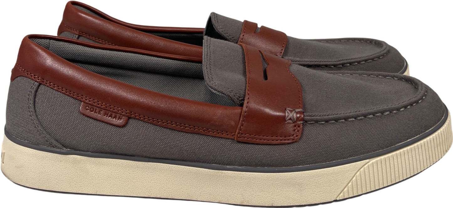 Cole Haan Men’s Gray Nantucket Penny Loafers - 11