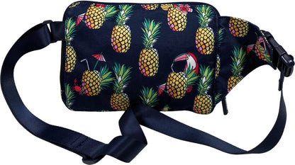 Vera Bradley Women’s Blue Toucan Party Pineapple Belt Bag Fanny Pack