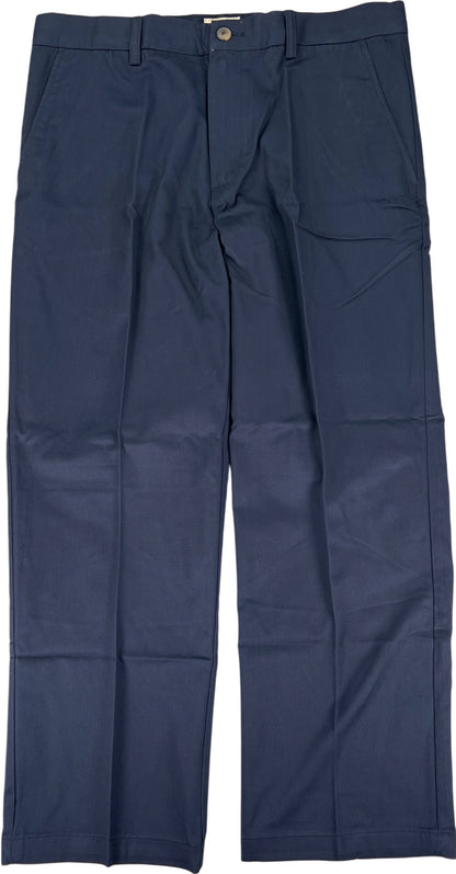 St.Johns Bay Men’s Navy Blue Classic Fit Flat Front Khaki Pants - 36x29