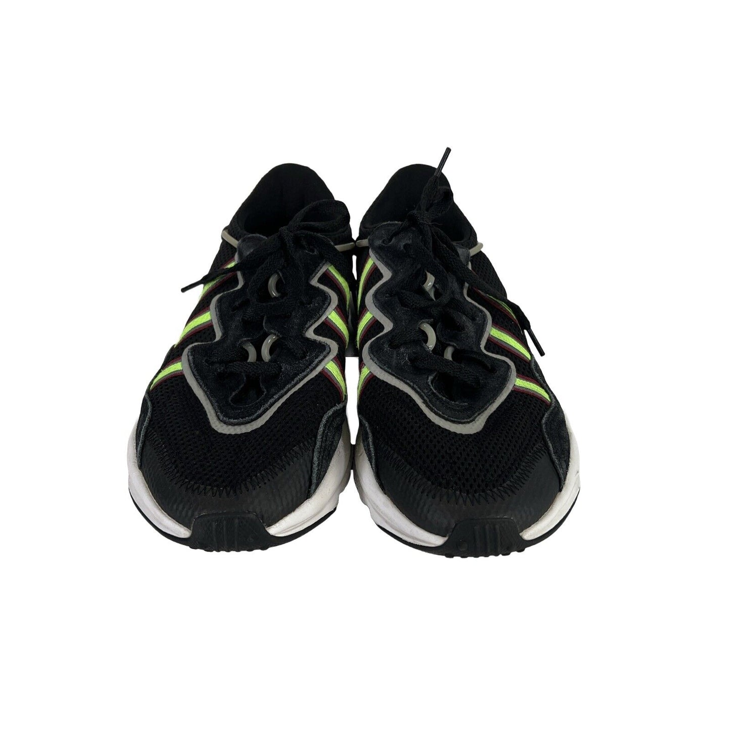 adidas Men's Black Ozweego Adiprene Lace Up Athletic Sneakers - 10