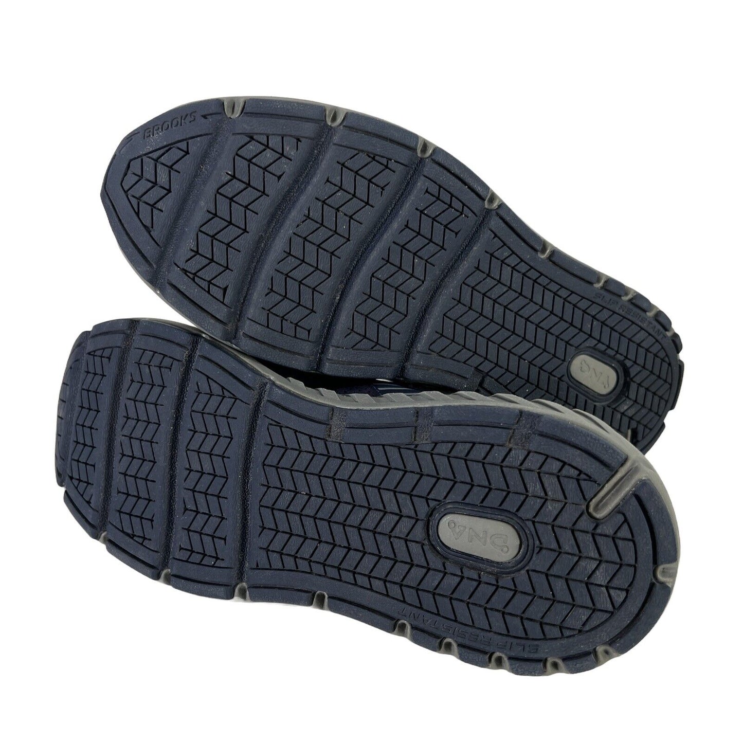 Brooks Men's Blue Addiction Walker Suede Comfort Walking Shoes - 12 Wide