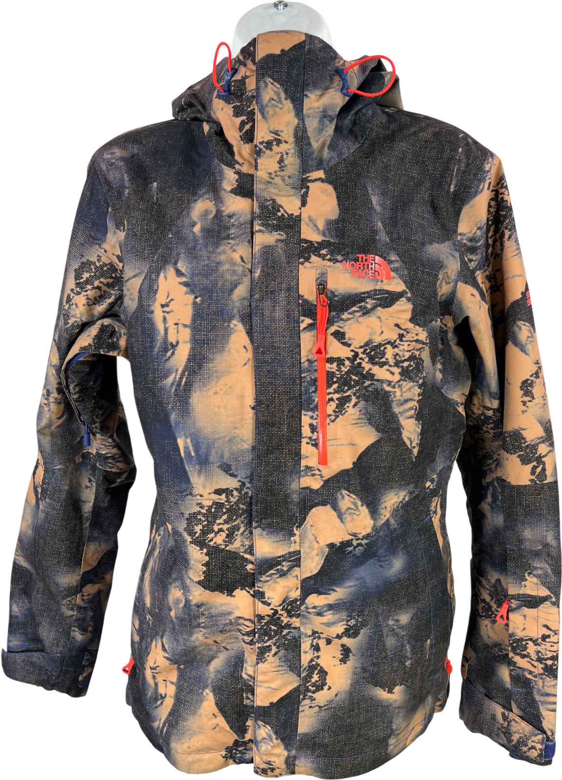 The North Face Women’s Blue/Beige NFZ Steep Summit Winter Ski Jacket - XS