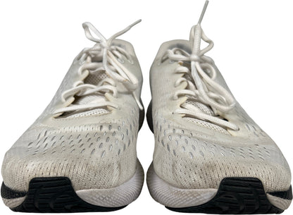 Under Armour Men’s White/Ivory Charged Pursuit Lace Up Athletic Sneakers - 10.5