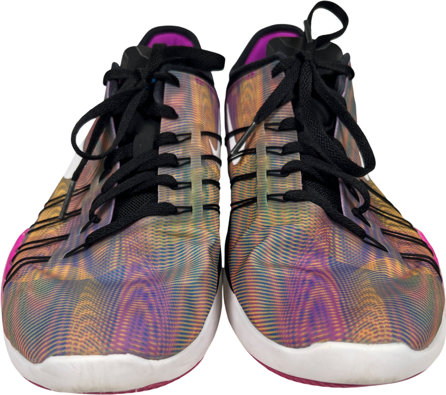 Nike Women’s Purple/Yellow Free TR 6 Lace Up Athletic Running Shoes - 9