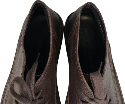 John Varvatos Men’s Brown Leather Hipster Chukka Boots - 9.5