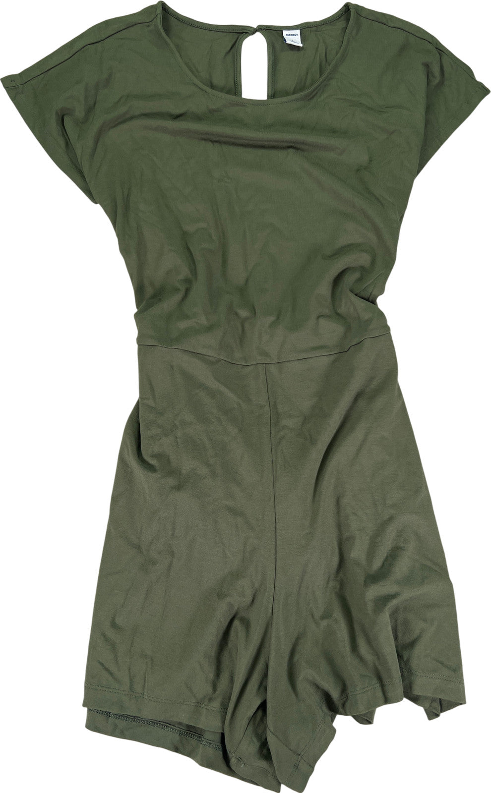 Old Navy Women’s Green Dolman Short Sleeve Short Romper - L