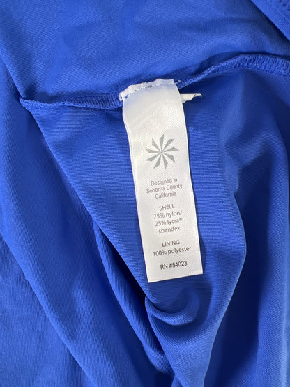 Athleta Women’s Blue Scoop Tankini Bathing Suit Swim Top - XS