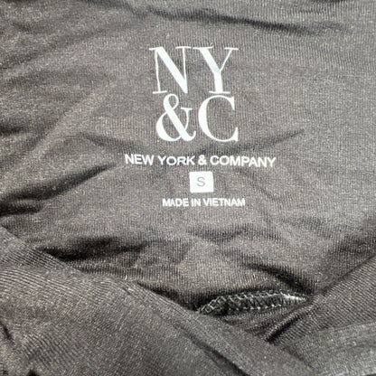 New York and Company Women's Black Sleeveless A-Line Dress - S