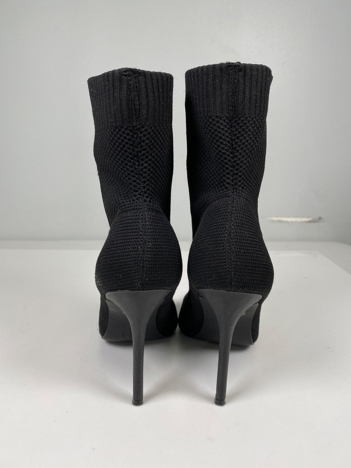 Charles by Charles David Women’s Black Sock Knit Heeled Booties - 9