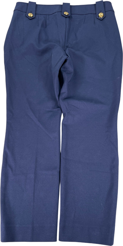 White House Black Market Women’s Blue Jolie Straight Dress Pants - 14