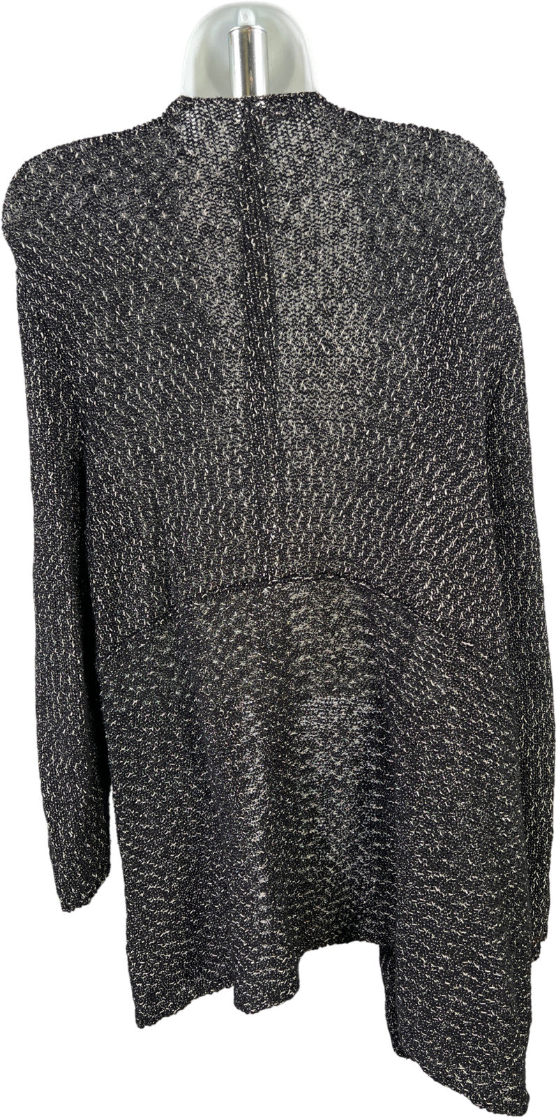 J.Jill Women’s Black 3/4 Sleeve Open Front Cardigan Sweater - L