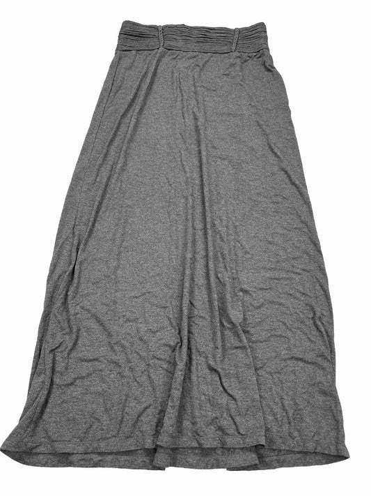 NEW Max Studio Women's Charcoal Gray Maxi Skirt - L