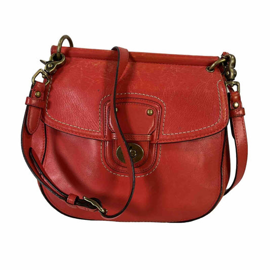 Coach Red Leather Willis Legacy 70th Anniversary Purse
