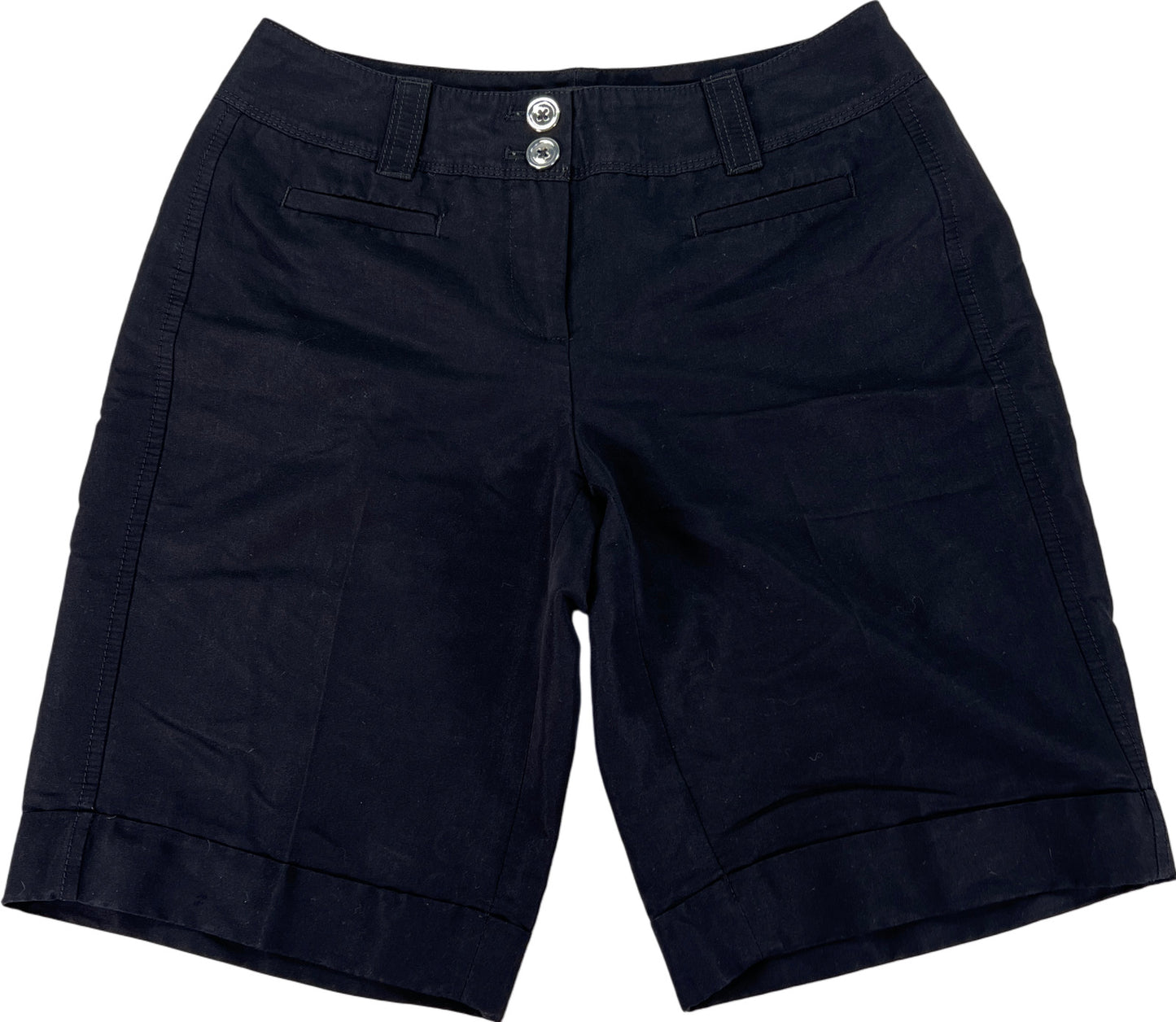 White House Black Market Women’s Black Bermuda Shorts - 00