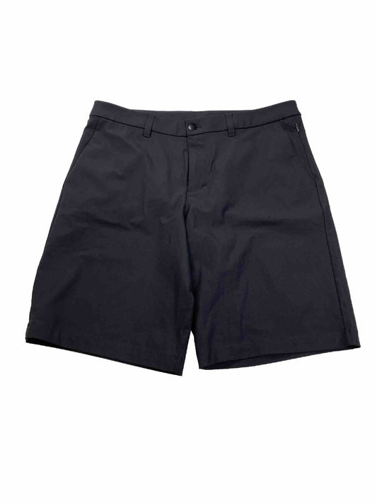 Lululemon Men's Solid Black ABC Chino Shorts - 34