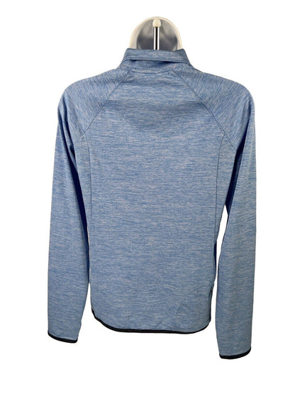 Under Armour Women's Blue Long Sleeve 1/2 Zip Athletic Shirt - S