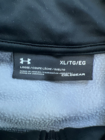 Under Armour Men’s Gray ColdGear Fleece Lined 1/4 Zip Pullover Sweatshirt - XL